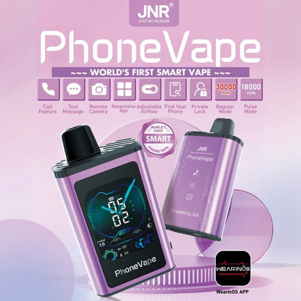 JNR PhoneVape 30K - 20mg Nicotine - Disposable Vapes
