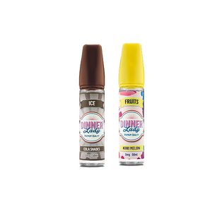 Nikotiinivaba Dinner Lady 50 ml Shortfill E-Liquid (70VG/30PG)