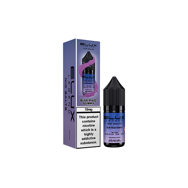 Elux Legend 10ml Nicotine Salts 10mg - Premium 50VG/50PG Vaping Experience