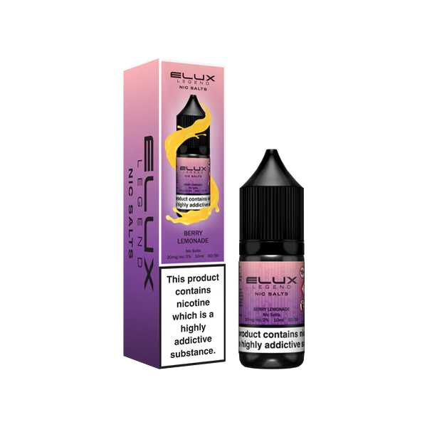 Elux Legend 10ml Nicotine Salts 10mg - Premium 50VG/50PG Vaping Experience