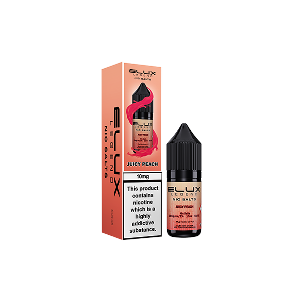 Elux Legend 10ml Nicotine Salts 10mg - Premium 50VG/50PG Vaping Experience