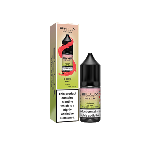 Elux Legend 10ml Nicotine Salts 10mg - Premium 50VG/50PG Vaping Experience
