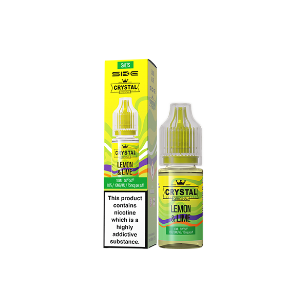 SKE Crystal Original 10ml Nic Salt 10mg - Smooth 50VG/50PG Blend