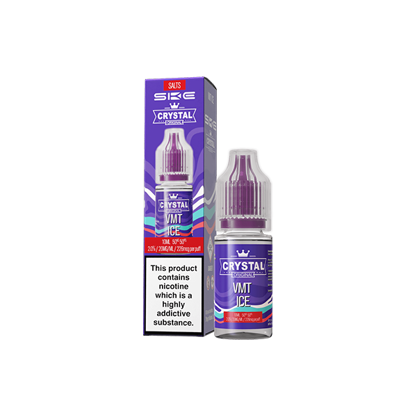 SKE Crystal Original 10ml Nic Salt 10mg - Smooth 50VG/50PG Blend