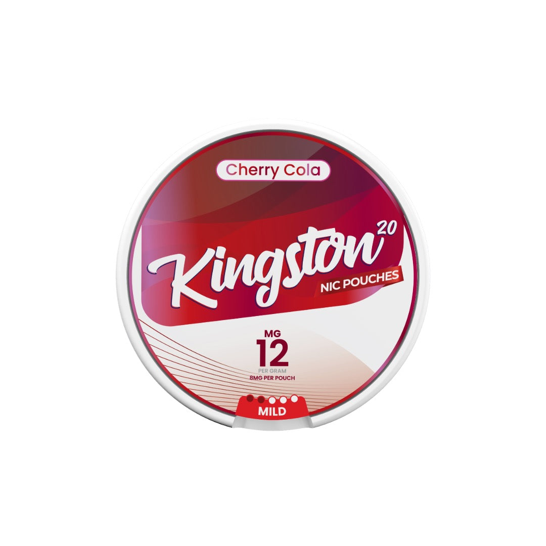 20-Pack Kingston 12mg Nicotine Pouches - Variety of Flavors