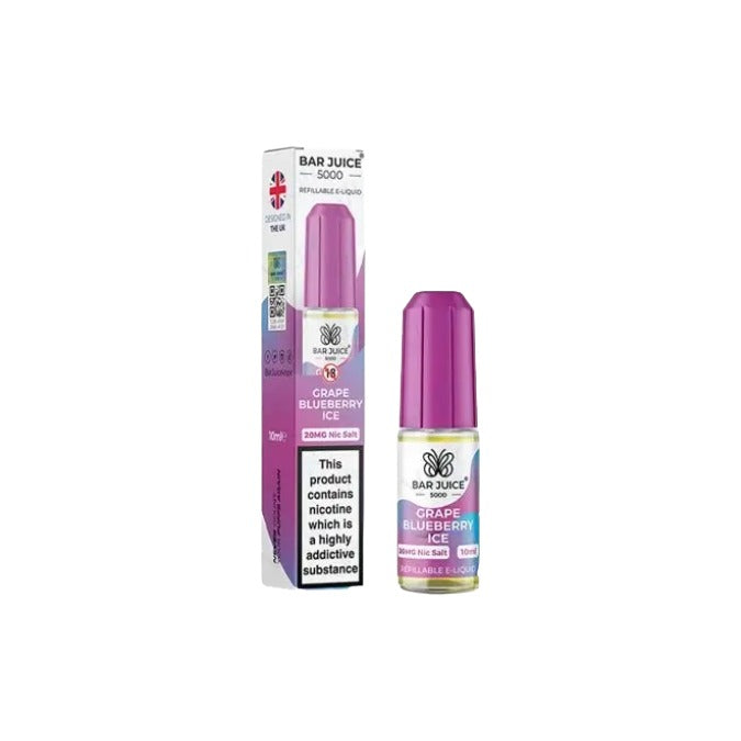 Load image into Gallery viewer, Bar Juice 5000 Nic Salt 20mg - 10ml Flavour Explosion (40VG/60PG)

