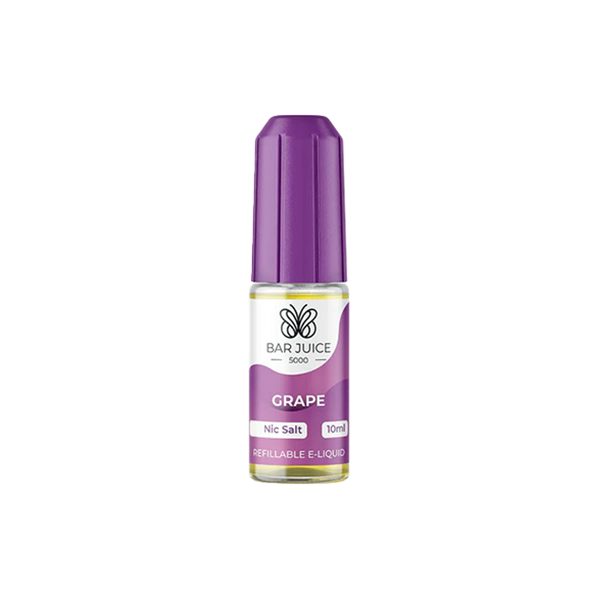 Bar Juice 5000 Nic Salt 20mg - 10ml Flavour Explosion (40VG/60PG)