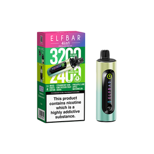 20mg Elf Bar 4 in 1 Pod Vape Rinkinys 3200 Pūtimų