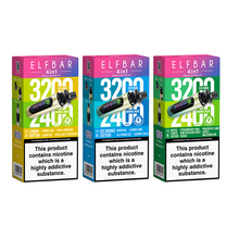 Įkelkite vaizdą į galerijos žiūrovą, 20mg Elf Bar 4 in 1 Pod Vape Rinkinys 3200 Pūtimų
