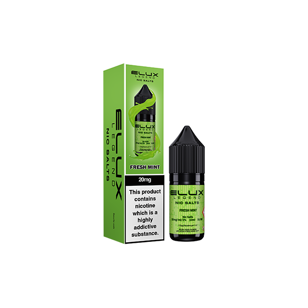 Elux Legend 20mg 10ml Nicotine Salts - 50VG/50PG Vaping Liquid