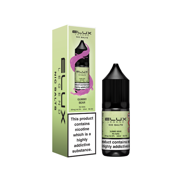 Elux Legend 20mg 10ml Nicotine Salts - 50VG/50PG Vaping Liquid