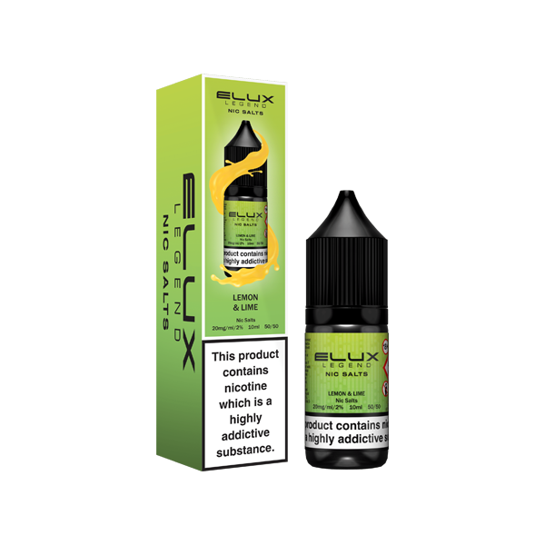 Elux Legend 20mg 10ml Nicotine Salts - 50VG/50PG Vaping Liquid