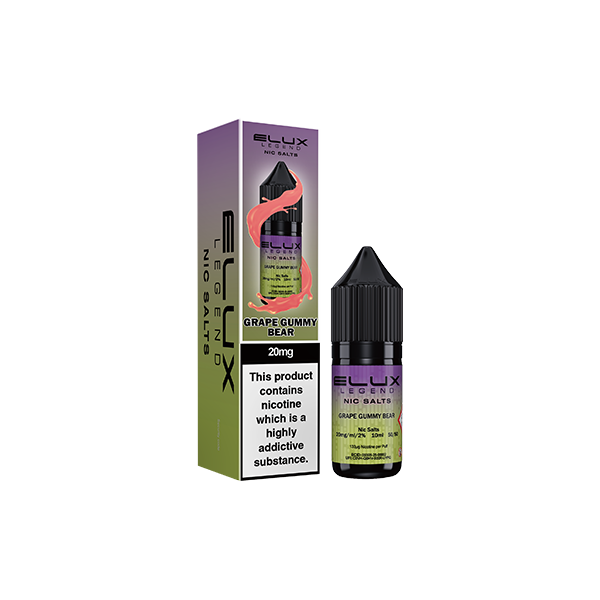 Elux Legend 20mg 10ml Nicotine Salts - 50VG/50PG Vaping Liquid