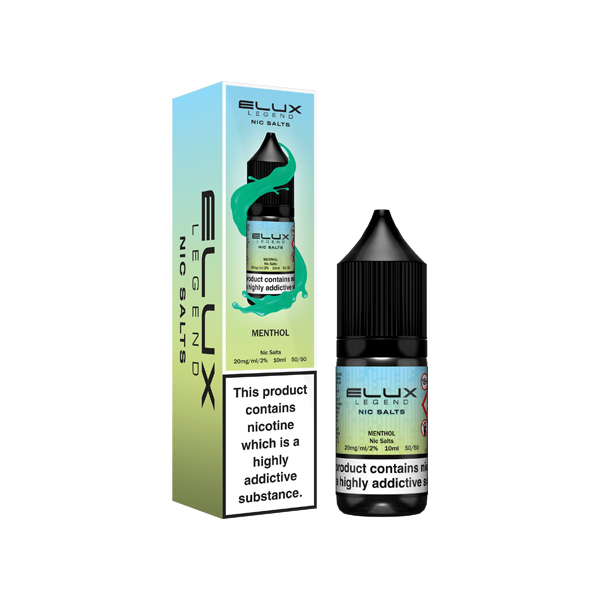 Elux Legend 20mg 10ml Nicotine Salts - 50VG/50PG Vaping Liquid