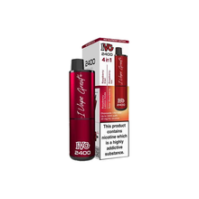 Load image into Gallery viewer, IVG 2400 Puffs Disposable Vape - 20mg Salt Nicotine - 4 Flavors in 1 Device
