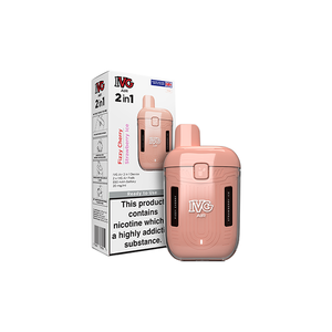 IVG Air 2-in-1 Rechargeable Disposable Pod Vape Kit - 20mg Nicotine, 1200 Puffs, Dual Flavor Experience