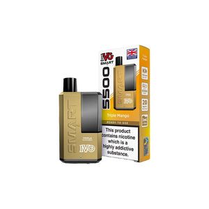 IVG Smart 5500 Rechargeable Disposable Vape Kit with 20mg Nicotine - 5500 Puffs of Flavorful Satisfaction