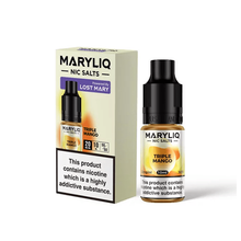 Lataa kuva galleria katsojaan, 20mg MARYLIQ Nic Salt by Lost Mary 10ml (50VG/50PG)
