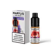 Lataa kuva galleria katsojaan, 20mg MARYLIQ Nic Salt by Lost Mary 10ml (50VG/50PG)
