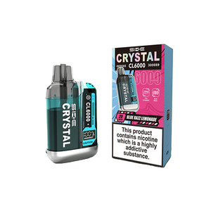 20mg SKE Crystal CL6000 engangs genopladeligt vapesæt 6000 pust