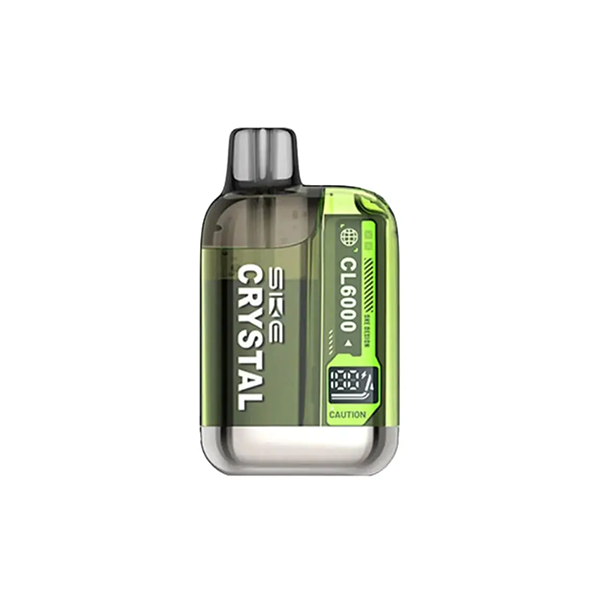 Load image into Gallery viewer, 20mg SKE Crystal CL6000 Disposable Rechargeable Vape Kit 6000 Puffs
