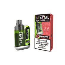 Lataa kuva galleria katsojaan, 20mg SKE Crystal CL6000 Kertakäyttöinen Ladattava Vape Kit 6000 Suihketta
