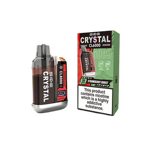 20mg SKE Crystal CL6000 engangs genopladeligt vapesæt 6000 pust