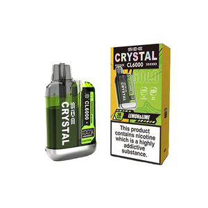 20mg SKE Crystal CL6000 Kertakäyttöinen Ladattava Vape Kit 6000 Suihketta