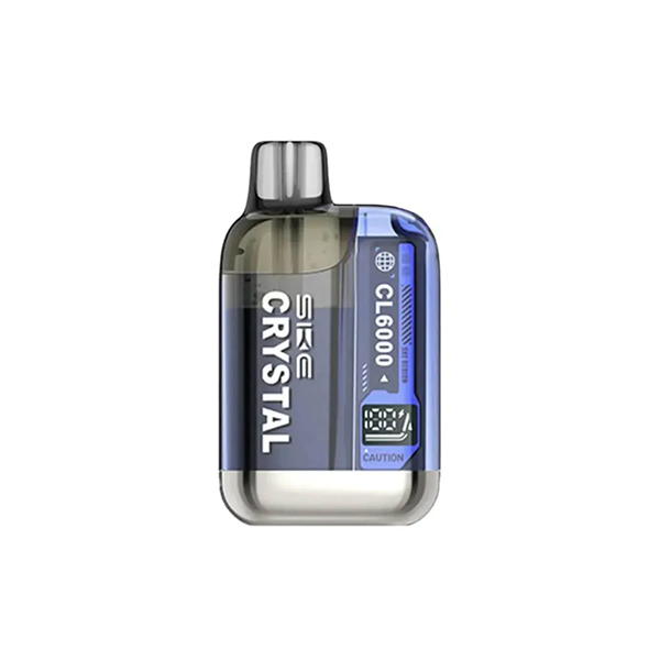 20mg SKE Crystal CL6000 Disposable Rechargeable Vape Kit 6000 Puffs