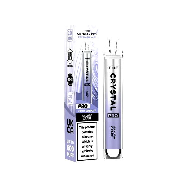 Crystal Pro 600 Puff Disposable Vape Device