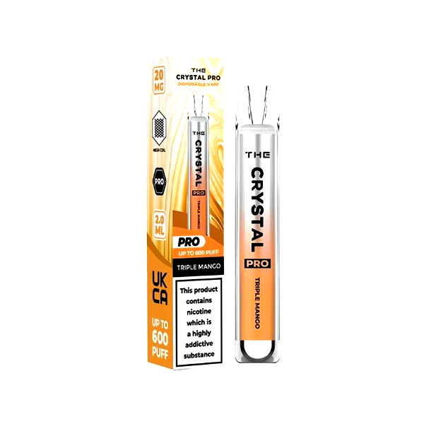 Crystal Pro 600 Puff Disposable Vape Device