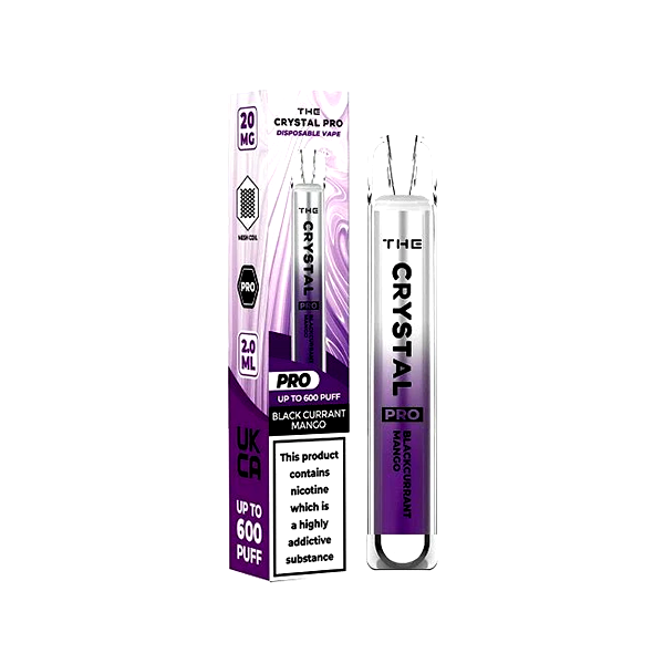 Load image into Gallery viewer, Crystal Pro 600 Puff Disposable Vape Device
