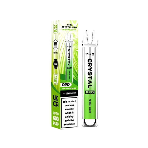 Crystal Pro 600 Puff Disposable Vape Device