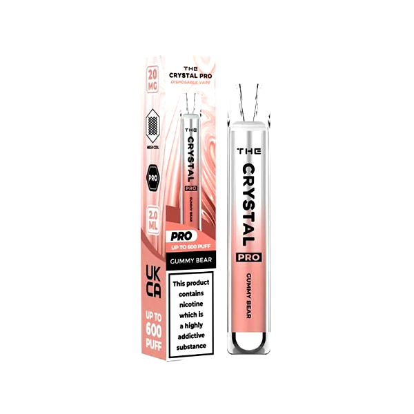 Load image into Gallery viewer, Crystal Pro 600 Puff Disposable Vape Device
