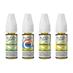 5mg ELFLIQ Nic Salt par Elf Bar - 10ml Vape Juice (50VG/50PG) 5mg ELFLIQ Nic Salt par Elf Bar - 10ml Vape Juice (50VG/50PG)