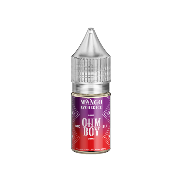 Ohm Boy SLT 20mg Nic Salt - 10ml Flavorsome Ice Collection (50VG/50PG)