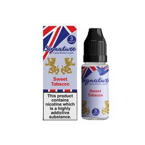 Signature Vapors 12mg TPD Compliant 10ml E-Liquid (50VG/50PG) - Ποικιλία γεύσεων