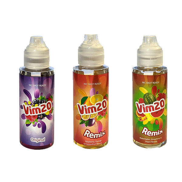 Load image into Gallery viewer, Vim20 Nostalgic Fruity E-liquid 100ml - 0mg (50VG/50PG)
