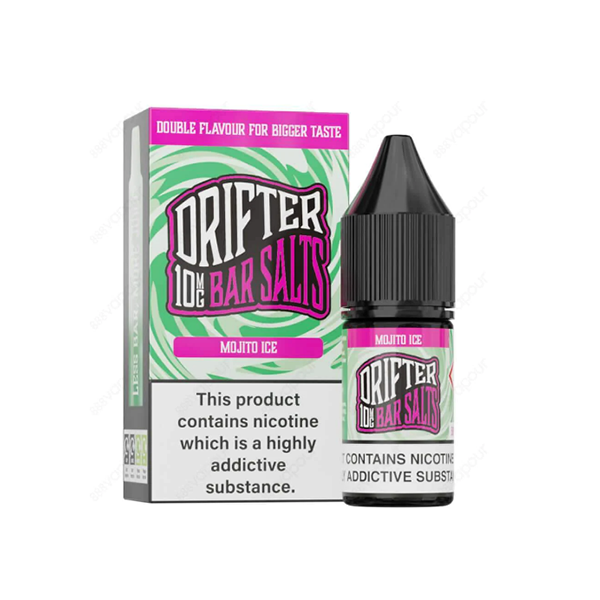10mg Drifter Bar Nicotine Salts - 10ml Smooth Vaping Blend (50VG/50PG)