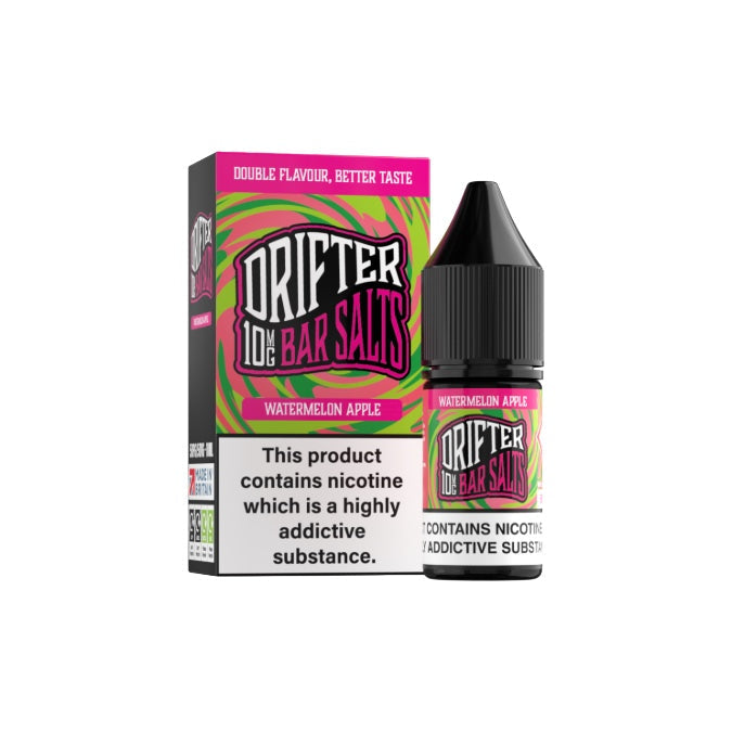 Load image into Gallery viewer, 10mg Drifter Bar Nicotine Salts - 10ml Smooth Vaping Blend (50VG/50PG)
