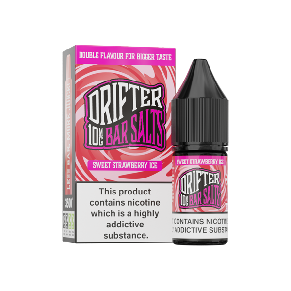 Load image into Gallery viewer, 10mg Drifter Bar Nicotine Salts - 10ml Smooth Vaping Blend (50VG/50PG)
