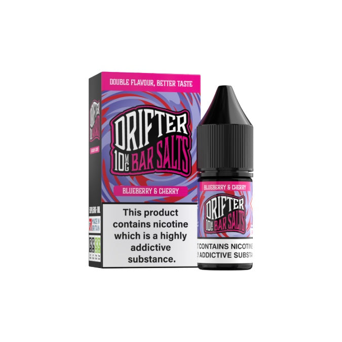 Load image into Gallery viewer, 10mg Drifter Bar Nicotine Salts - 10ml Smooth Vaping Blend (50VG/50PG)
