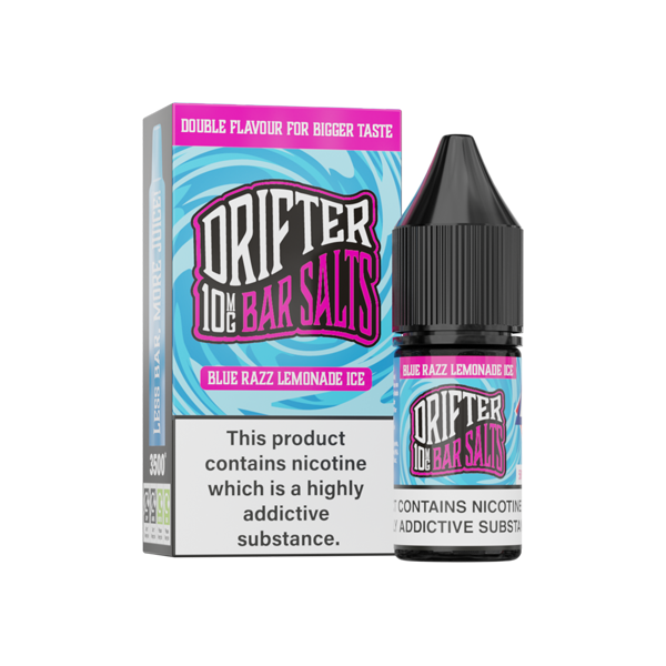 10mg Drifter Bar Nicotine Salts - 10ml Smooth Vaping Blend (50VG/50PG)