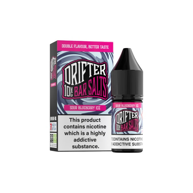 10mg Drifter Bar Nicotine Salts - 10ml Smooth Vaping Blend (50VG/50PG)