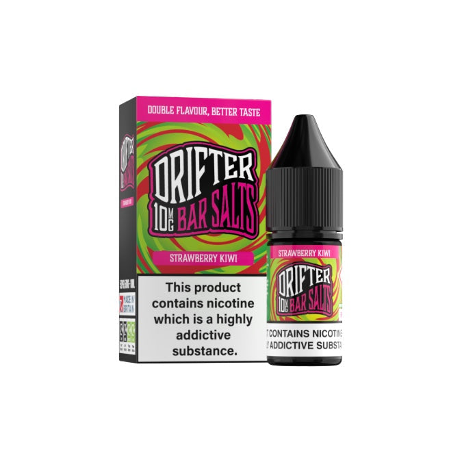 10mg Drifter Bar Nicotine Salts - 10ml Smooth Vaping Blend (50VG/50PG)