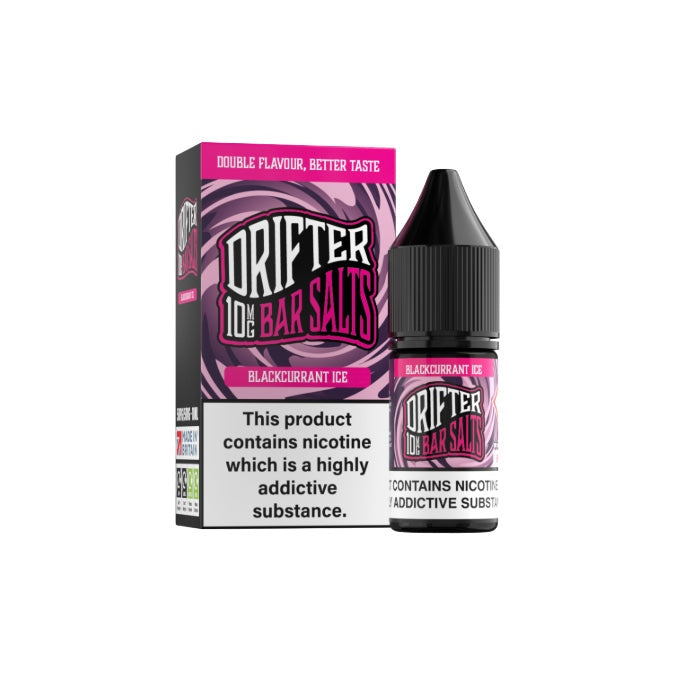 Load image into Gallery viewer, 10mg Drifter Bar Nicotine Salts - 10ml Smooth Vaping Blend (50VG/50PG)
