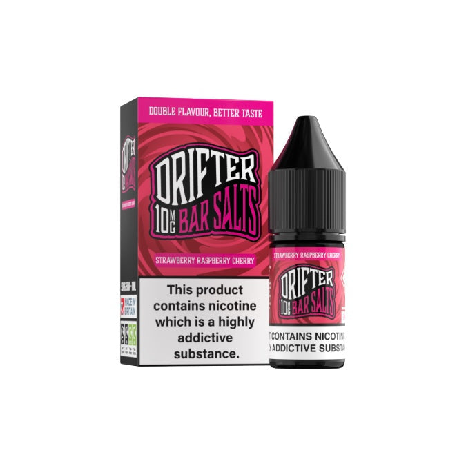 10mg Drifter Bar Nicotine Salts - 10ml Smooth Vaping Blend (50VG/50PG)
