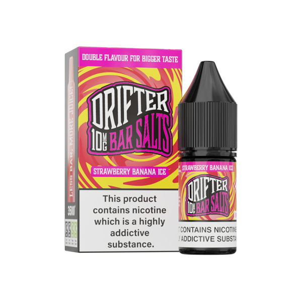 10mg Drifter Bar Nicotine Salts - 10ml Smooth Vaping Blend (50VG/50PG)