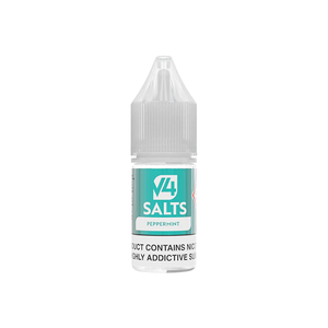 E-Liquide V4 Vapor 5mg Nic Salt - Flacons de 10 ml avec 15 options de saveurs (50VG/50PG)