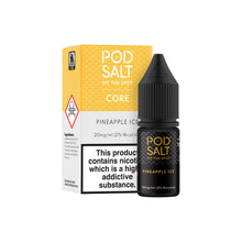 Laden Sie das Bild in den Galerie-Viewer, Pod Salt Core 20 mg 10 ml Nikotinsalz E-Liquid (50VG/50PG)

